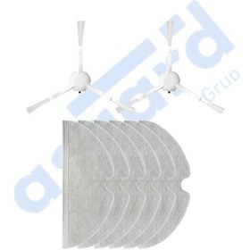 Resim Xiaomi 1c,2c,mop 2 Uyumlu 2 Yan Fırça 6 Mop Pkt-iasgf0000050 
