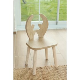 Resim The Deer Sandalye (Geyik Çocuk Montessori Çalışma Sandalyesi) 