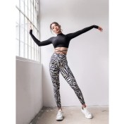 Resim Bugasy Zebra Desenli Toparlayıcı Tayt 