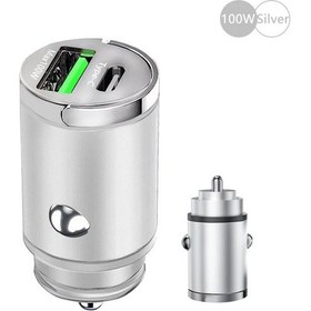 Resim Snapbuy Mini 100w Usb Araç Şarj Cihazı Çift Port Hızlı Şarj C Pd Adaptörü İphone Uyumlu Samsung Uyumlu Huawei Xiaomi İpad Ukdistribütör Garantili 