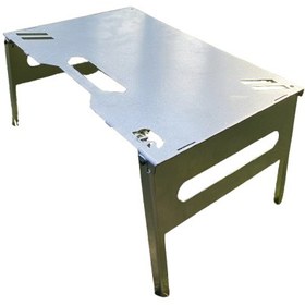 Resim Kamp Ayısı® UniBase™ Modüler Katlanır Kamp Masası 2 mm Galvaniz Çelik, Çantalı 