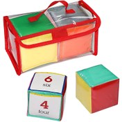 Resim Yumuşak Zar Atma Oyuncağı, 10.5cm Oxford Kumaş PVC Malzeme, Taşınabilir ve Koleksiyonluk Eğlenceli Zar Seti, Masaüstü Oyun Aksesuarı, Şeffaf PVC Saklama Çantası (Kartlar Dahil Değildir) 