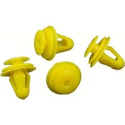 Resim Topshop1 Sarı 50 Adet 9mm Evrensel Kapı Paneli Klipsi Oto İç Taban Kenet Pimi 