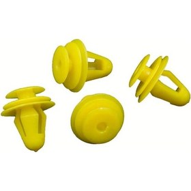 Resim Topshop1 Sarı 50 Adet 9mm Evrensel Kapı Paneli Klipsi Oto İç Taban Kenet Pimi 