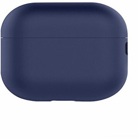 Resim Apple Airpods Pro 2 Kılıf Mat Orj Kancalı Silikon + İp SF20 Lacivert 