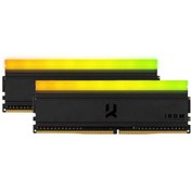 Resim 16gb (2x 8gb) Ddr4 3600mhz Cl18 Dual Kıt Rgb Pc Ram Irdm Irg-36d4l18s-16gdc Goodram