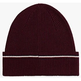 Resim Tommy Hilfiger Erkek Bordo Bere 