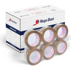 Resim Larskas 45 mm x 100 mt Kahve (Taba) Koli Bandı 24 Adet 