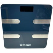 Resim Rose RB-201 Akıllı Yağ Ölçer Dijital Tartı - Antrasit 
