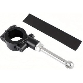 Resim Dashanshop Siyah Ayarlanabilir Tek Ayaklı Motosiklet Desteği, Dayanıklı Elektrikli Scooter Yanlık Uzantısı, Aletsiz Montaj 