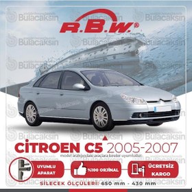 Resim Rbw Citroen C5 2005 - 2007 Ön Muz Silecek Takımı 