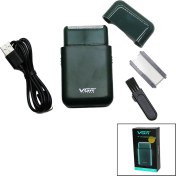 Resim Vgr Seyahat Tipi 2ın1 Sıfır Sakal - Çizim Traş Makinesi Usb Şarjlı V-390 (4767) - Cdy6151-4766 