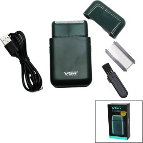 Resim Vgr Seyahat Tipi 2ın1 Sıfır Sakal - Çizim Traş Makinesi Usb Şarjlı V-390 (4767) - Cdy6151-4766 