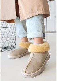 Resim Biçomi Abby Bej Süet Bot Çok Renkli 