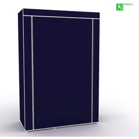 Resim RUSTİKEVDECORART Tek Yandan Raflı Bez Dolap Çok Amaçlı Raflı Portatif Bez Dolap 