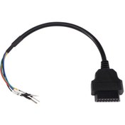 Resim Synodicmonth 16 Pin Obd Obd2 Dişi K Hattı Can Hattı Jumper Test Cihazı Konnektörü Araç Teşhis Uzatma Kablosu Kablo Örgüsü 