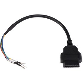 Resim Synodicmonth 16 Pin Obd Obd2 Dişi K Hattı Can Hattı Jumper Test Cihazı Konnektörü Araç Teşhis Uzatma Kablosu Kablo Örgüsü 