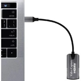 Resim Type C Video Capture Yakalama Kartı Uçlu HDMI To Type-C Pc Bilgisayar Video Yakalama (Hdmı Aktarma Için Kullanılmaz) 