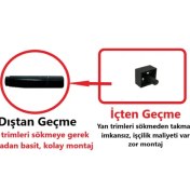 Resim Opel Corsa C Bagaj Pandizot Klipsi 2 Adet Dıştan Kolay Montaj 