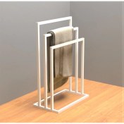 Resim Merzana Classy Metal Havluluk, Banyo Havlu Askısı, Banyo Organizer 