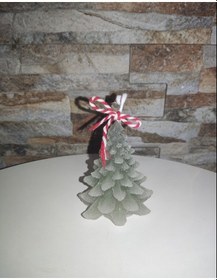 Resim Yılbaşı Özel Yılbaşı Ağacı Mum Sandal Ağacı Kokulu 