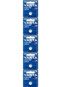 Resim Varta AG10 LR1130 389A V10GA LR54 5’li Alkalin Düğme Pil 