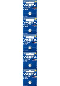 Resim Varta AG10 LR1130 389A V10GA LR54 5’li Alkalin Düğme Pil 