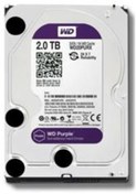 Resim Western Wd 2Tb Purple 3.5" 5400 Rpm Sata 3 Wd23purz Güvenlik Hdd 7-24 Harddisk 