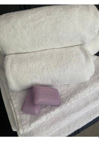 Resim Otel Tipi 10 Adet El Havlusu 50x90 300 Gr. 32 Beyaz 