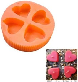Resim Silikon Kalıp 4 Lü Tealight Mum Kalıbı S6327 