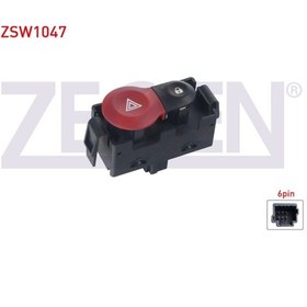 Resim Renault Clıo Iıı 2005-2012 Kapı Kilit Ve Flaşör Anahtarı 6 Pin 252103766r 8200214896 