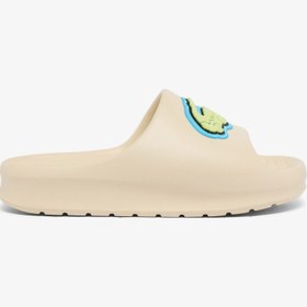 Resim Lacoste Serve Slides 2.0 Kadın Bej Terlik 