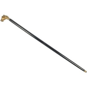 Resim Antik Gold Dekor At Figürlü Baston 95 Cm 