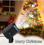 Resim Gaojunshop01 Döner Noel Işığı: Usb Güçlü, İç Ve Dış Mekan Parti Dekorasyonu, Pil Gerekmez 