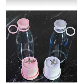 Resim Şarjlı Taşınabilir Katı Meyve Sıkacağı Portatif Blender, Pembe Renkli 