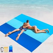 Resim Picnic Plaj Battaniyesi 4-7 Yetişkin Büyük Boy Hafif Kum Geçirmez Plaj Battaniyesi Büyük Piknik Matı Plaj Seyahat Kamp Yürüyüş için 