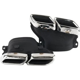 Resim Mercedes w205 c63 egzoz ucu seti silver 
