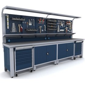 Resim 3.7 Metre Çalışma Tezgahı İe.36.15.72 