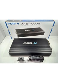 Resim For-x Oto Amfi Bas Kontrollü 5 Kanal Xae-4000.5 Ab Class 