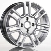 Resim EMR-A237-02 6.5x15 -4x108 ET35 63.4 Silver Jant (4 Adet) 