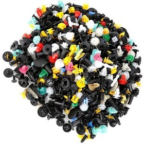 Resim Anjiexun 1000 Adet Klips Bağlantı Elemanı Vidaları Tampon İç Dekorasyon Evrensel 