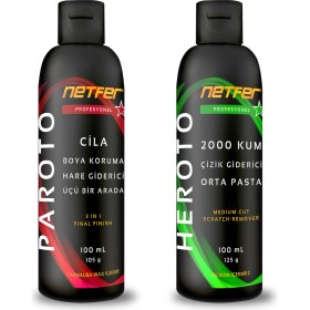 Resim Netfer 2'li Orta Pasta Cila Set - 2x100 mL 