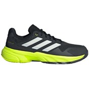 Resim Adidas Courtjam Control 3 Erkek Siyah Tenis Ayakkabısı Ih3093 Siyah 