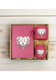 Resim Bk Gift Kişiye Özel İsimli Dtf Anne Temalı Leylak Defter & Kahve Fincanı & Mum Hediye Seti-5, Anneye Hediye, Anneler Günü Hediyesi Kobitmeyencom30781 