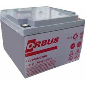 Resim Orbus 12V 28AH Yatık Engelli Bakımsız Tip Jel Akü 