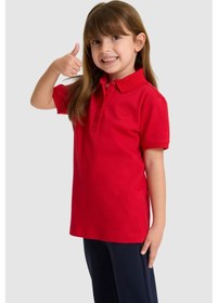 Resim U.s. Polo Assn. Kız Çocuk Kırmızı Tişört Basic 50328218-vr030 Kirmizi 