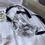 Resim 1/2 adet Moda El Yapımı Disco Ayna Parti Maskeleri, Cam Yansıtıcı Maskeli Maske Süsleri, Glam Stil, Cadılar Bayramı, Paskalya, Sevgililer Günü, Mezuniyet, Hanukkah için - Elektrik Gerektirmez, Parti Süsleri|Glamourous Stil|Yansıtıcı Cam 