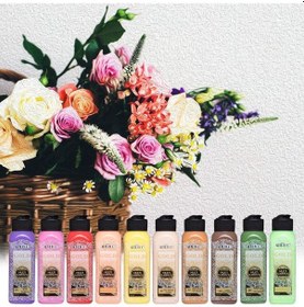 Resim Artdeco Multi Surface Akrilik Boya 140 Ml X 10 Renk Set Çiçek Dem 