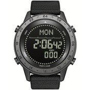 Resim Sunshine022 North Edge Erkek Spor Saati Siyah Uzun Pil Ömrü Alarm Kronometre Metronom Pusula Diğer 