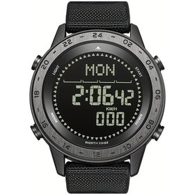 Resim Sunshine022 North Edge Erkek Spor Saati Siyah Uzun Pil Ömrü Alarm Kronometre Metronom Pusula Diğer 